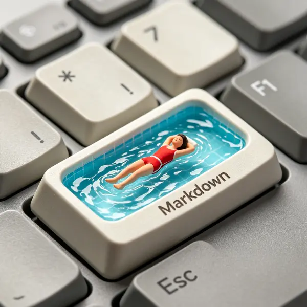 Espace de travail du visualiseur Markdown
